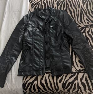 Faux Leather Jacket